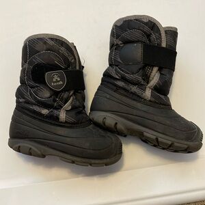 Black kamik waterproof toddler winter boots